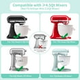 thumbnail image 6 of Ice Cream Attachment Compatible with KitchenAid 4.5/5/6/7QT Mixers,Makes 2 Quarts of Ice Cream,Compatible with KitchenAid Ice Cream Maker Attachment,Dishwasher safe(Not Fit 3.5QT Mixers), 6 of 7