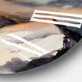 thumbnail image 3 of Designart 'Majestic Sunset In The Mountains Landscape' Traditional Wall Clock, 3 of 5