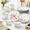 Spring Wildflower, variant on Christmas Tree Tableware Set, 16-Piece Holiday Dinnerware for 4 Guests