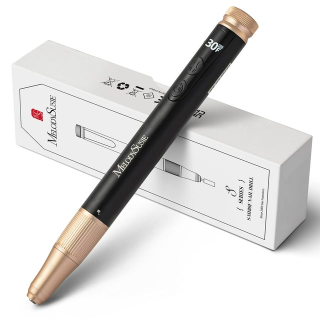 Taladro de uñas eléctrico MelodySusie SM180F 30000RPM negro