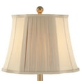 thumbnail image 3 of Regency Hill Louis Traditional Table Lamps 25 3/4" High Set of 2 Antique Gold Pleated Bell Shade for Bedroom Living Room Bedside Nightstand Office, 3 of 9