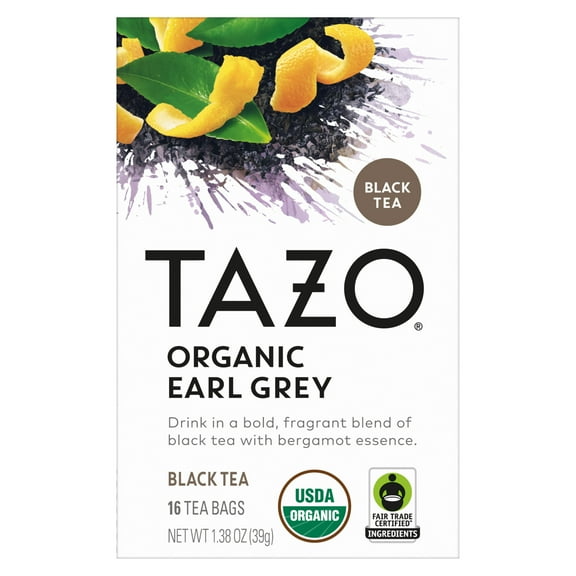 TAZO Regenerative: Organic Earl Grey Tea Bags, 16 Count Box
