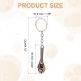 thumbnail image 2 of Mini Spanner Wrench Keychain, Multifunctional Hardware Tool Key Chain Creative Convenient Pocket Tools Keychain Bronze Red, 2 of 7