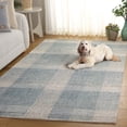 thumbnail image 3 of SAFAVIEH Genre Magdalena Plaid Area Rug, Ivory/Blue, 8' x 10', 3 of 11