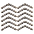 thumbnail image 1 of SHOWERORO 12Ud Bisagras Para Gabinetes Y Cajas De Madera De Zinc Aleación Con Para Esquinas Y Alta Resistencia, 1 of 7