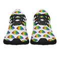 thumbnail image 3 of Unisex Fashion Rainbow Shoes, LGBT Sneakers for Men Women, Lightweight Breathable Running Walking Shoes Black Size 4.5, 3 of 7