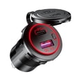 thumbnail image 6 of YongCo 12V 24V QC3.0 USB Type C PD Fast Car with Power for Truck Motorcycle Marine SUV ATV Cellphone Tablet, 6 of 21