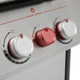 thumbnail image 3 of Weber Genesis S-335 LP Gas Grill, 3-Burner, Stainless Steel with Expandable Grate, Side Burner, and Prep Table Features, 3 of 15