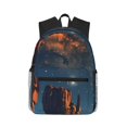 thumbnail image 1 of Easygdp Cowboy Boots Under Starry Sky Mochila Casual para Portátil, Mochila para Escuela, Viajes, Negocios, 1 of 6