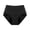 AY25_Black, variant on Lumtrix Reusable Full Coverage Underwear for Women Comfort Cotton Briefs High Waist Strech Panties Black XS