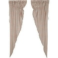 thumbnail image 4 of VHC Brands Annie Buffalo Check Brown Prairie Panel Pair Set of 2, Long, 4 of 6