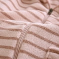 thumbnail image 4 of XRoczxe Women's Striped Fleece Jacket, Soft Sherpa Full Zip Pullover with Pockets, Cozy Warm Winter Coat for Casual Outdoor Fall Wear, 4 of 8