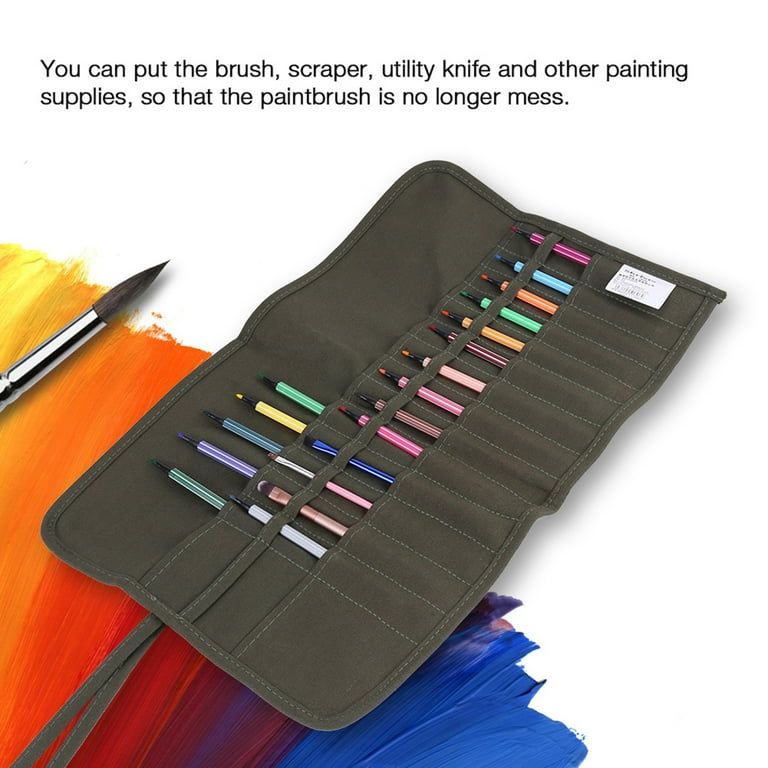 Artist Paint Brush Roll Bag, Artists Paint Brush Case