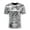 Silver#03, variant on Handshe Men's Holographic T Shirt Short Sleeve Round Neck Shiny Party Clubwear Tank Top