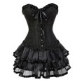 thumbnail image 2 of corsets Aguichant Grande Taille corset burlesque et Ensemble Jupe tutu Mode Victorienne, 2 of 5