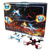 Alta 2.4 GHz 360° Fighting RC Aerial Drones w/Remote Controls & Rechargeable Batteries
