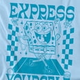 thumbnail image 3 of SpongeBob SquarePants Express Yourself Poster Kids T Shirt (3) for Toddler Boys and Girls, Light Blue, 3 of 4