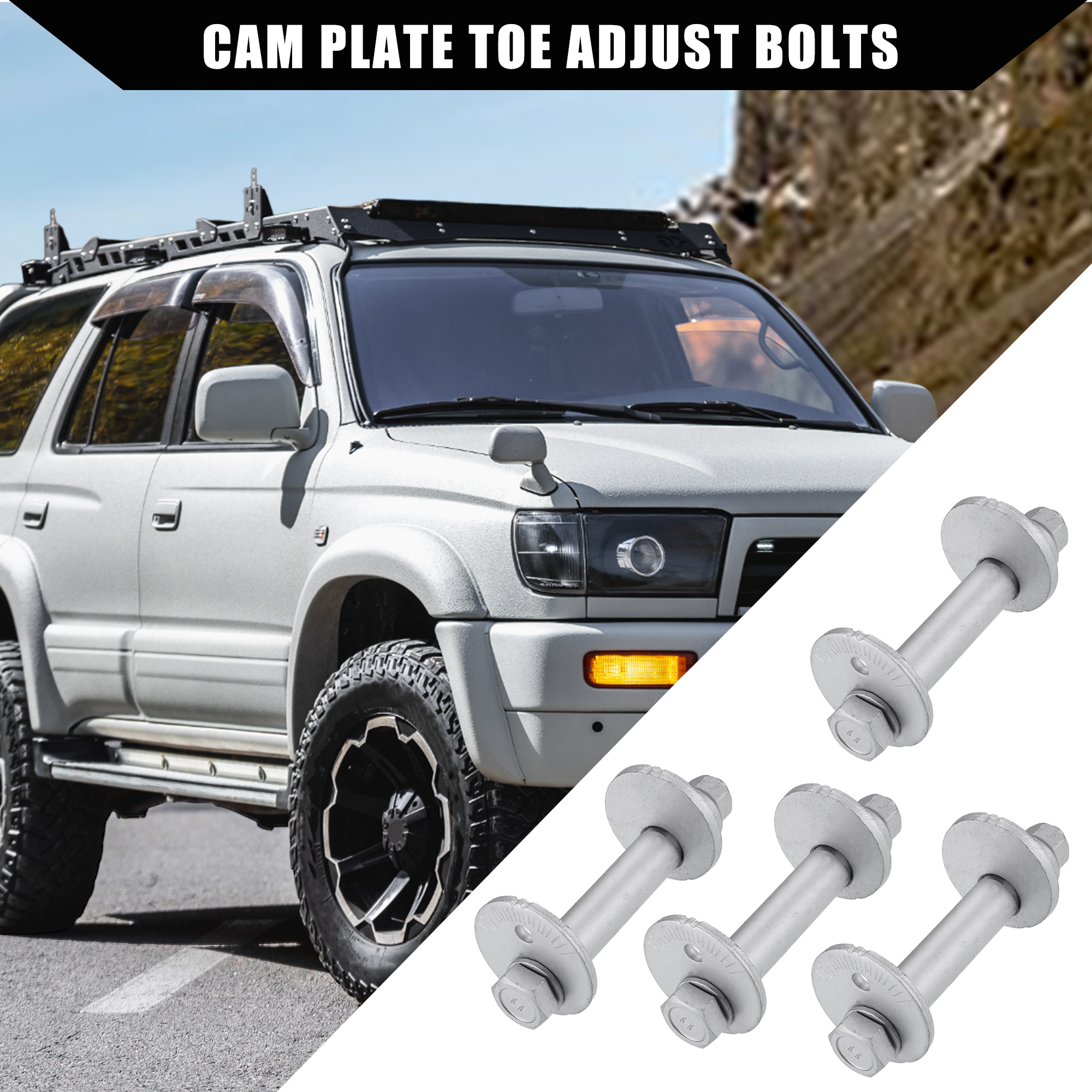 Unique Bargains Lower Control Cam Plate Toe Adjust Camber for Toyota 4Runner 1996-2004