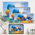 thumbnail image 4 of Designart 'Autumn Colorful Fantasy Trees IV' Modern Framed Canvas Wall Art Print, 4 of 5