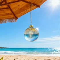 SPOORYYO 2D Acrylic Ornaments Set, Flat Printed Sea Life Pendants for Holiday Tree and Home Decor, Nature Themed Decorations