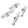 thumbnail image 3 of Windshield Mount Bracket Kit, Reducing Noise Windscreen Adjusters Increasing Stability Aluminum Alloy  For Motorcycle Silver, 3 of 8