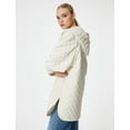 thumbnail image 2 of Quilted Hooded Oversized Raincoat, 2 of 8