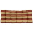 thumbnail image 5 of Blazing Needles Tufted Indoor/Outdoor Bench Cushion (Multiple widths from 46 to 60 inch) 46-inch - Montfleuri Sangria, 5 of 5