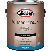 Glidden Fundamentals Exterior Paint Tintable Base / , Semi-Gloss, 1 Gallon