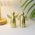 thumbnail image 6 of JoyMoreHome 2Pcs Christmas Gold Angel Decor, for Tabletop Centerpiece, Office, Livingroom, Holiday Party, 6 of 9