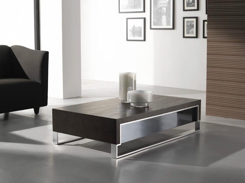 Contemporary Coffee Table With Oak Wooden Top Wenge Colored Finish J M 888 D Walmart Com
