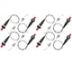 thumbnail image 1 of Kit de Encendedor Piezoeléctrico de Propano de 8 Piezas con Cable de Enchufe de Encendido de Electrodo de Cerámica Roscado de 30 cm para Parrilla de Gas, 1 of 5