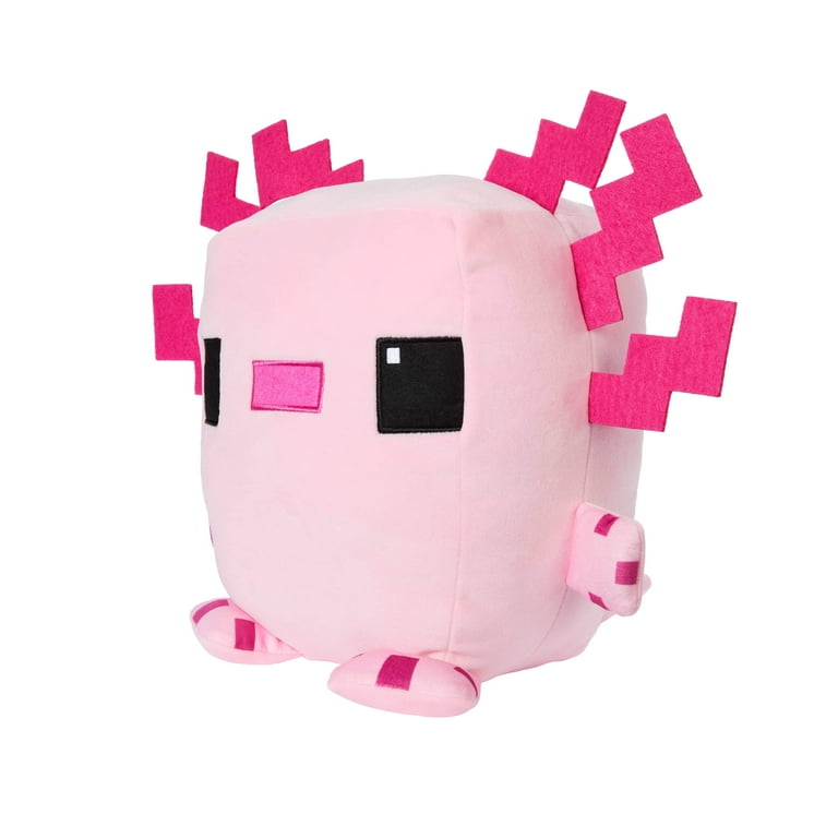 Minecraft Cuutopia Axolotl Plush Toy, 10-inch Collectible Soft