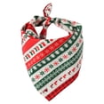 thumbnail image 4 of Bandana para perros, disfraces navideños para perros, pañuelo transpirable para mascotas, bufanda triangular para Navidad, boda, fiesta de Acción de , raya, 4 of 8