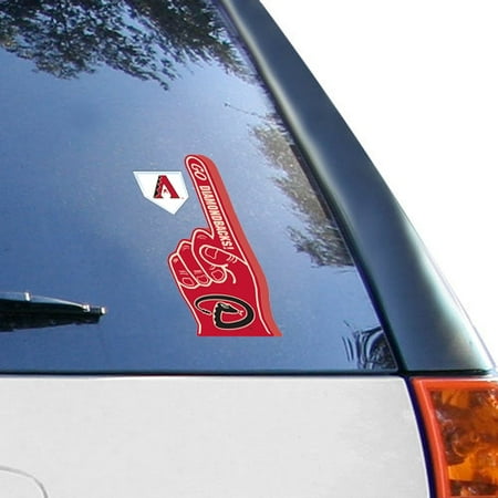 Arizona Diamondbacks Decal - Arizona Diamondbacks 4'' x 9'' Ultra Decals 2-Pack - No Size