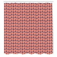 thumbnail image 2 of Ambesonne Abstract Shower Curtain, Leaf Flower Like Shapes, 69"Wx75"L, Eggplant Burnt Sienna, 2 of 4