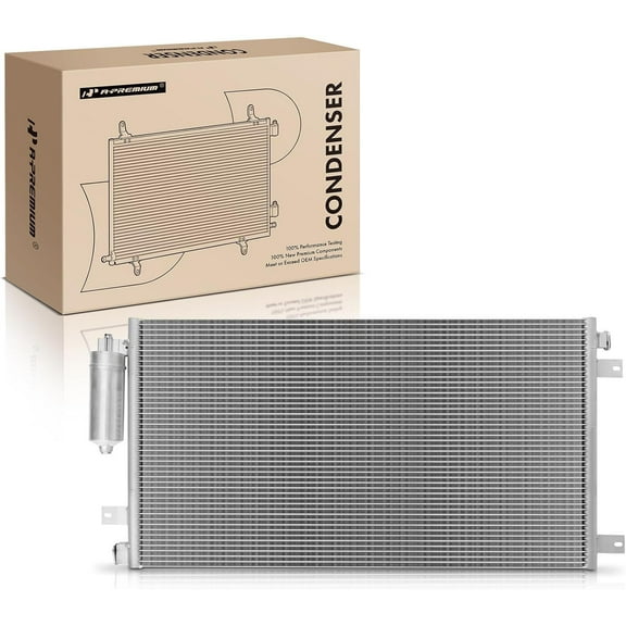 A-Premium Air Conditioning A/C Condenser Compatible with Chevrolet Spark 2013-2015 L4 1.2L, Replace# 4184, 95326121