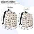 thumbnail image 2 of Yiaed DOGS FACE Print Print Laptop Backpack Travel Canvas Backpack Vintage Aesthetic Backpack for School Knapsack Backpack Backpack for School-, 2 of 5