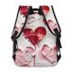 thumbnail image 4 of Disketp Textured Heart Abstract Art Mochila Estampada para Hombre y Mujer – Mochila Ligera Clásica con Múltiples Bolsillos para Universidad, Trabajo y Viajes-One Size, 4 of 5