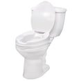 thumbnail image 4 of Drive Medical Raised Toilet Seat with Lock and Lid, Standard Seat, 2", 4 of 4