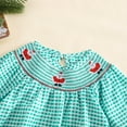 thumbnail image 6 of Kogui Girls Dresses Long Sleeve Fall Long Sleeve Dress Long Sleeve Kids Clothes Baby to ToddlerSize 2T 3T(Green,2-3 Years), 6 of 8