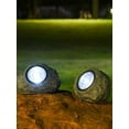 Solar Garden Rock Lights Outdoor LED Waterproof Solar Spotlight,Solar