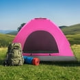 thumbnail image 6 of UBesGoo 3-4 Person Outdoor Camping Waterproof Tent Fast Family Dome, Shocking Pink, 6 of 9