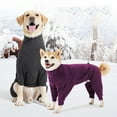 thumbnail image 4 of Dog Winter Coat with 4 Legs, Warm Windproof Thermal Dog Jacket, Soft Pullover Dog Pajamas Jumpsuit for Cold Weather, Full Body Pet Clothing for Small, Medium, and Large Dogs for Outdoor Use, 4 of 4