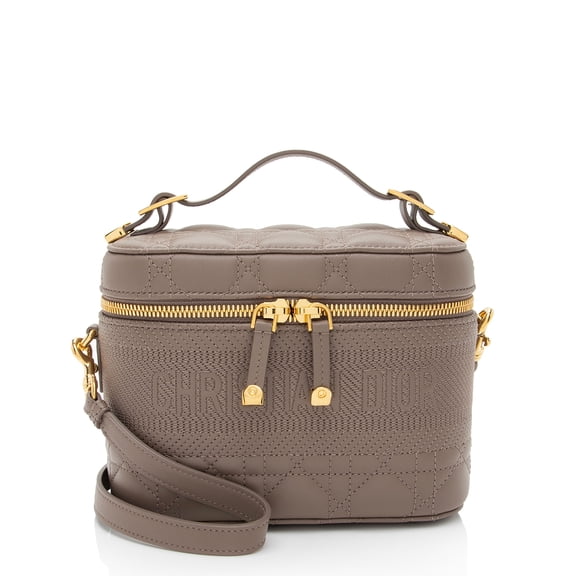 Pre-Owned Dior Lambskin Diortravel Small Vanity Case