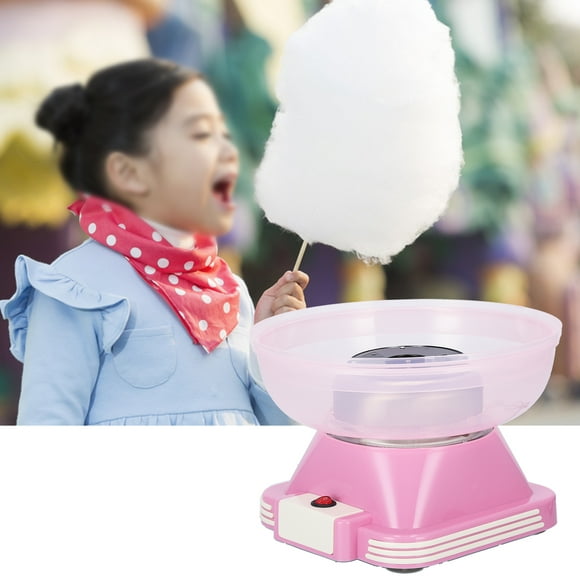 Cotton Candy Maker Non?Preheating Electric Hard Candy Home Made Candy Floss Machine for Birthday PartyUK Plug 220V