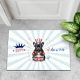 thumbnail image 4 of Happy 4th of July Patriotic French Bulldog Marching Band Uniform Balloons Fireworks Doormat Dog Lover Gifts Indoor Outdoor Welcome Mat - 13009, 4 of 5