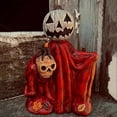thumbnail image 4 of Pumpkins-Wizard Statue Resin Home Decoration Miniature Figurine Bookshelf Display, 4 of 5