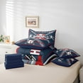 thumbnail image 2 of Erosebridal Baseball Player 7 Piece Bedding Sets Baseball Comforter Bed in a Bag Sports Printed Quilt with Sheet Set, Teen Bedroom Decor,Twin 7Pcs,Washington, 2 of 5