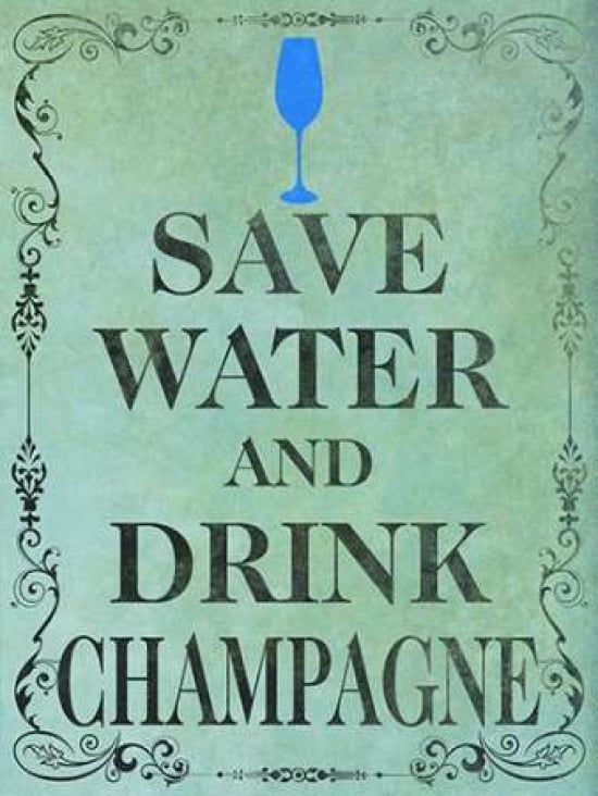 Save and Drink I Canvas Art - SD Graphics Studio(22X28)