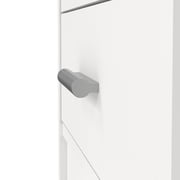 Tvilum Warner 4 Drawer Office Desk with 1 Shelf for Adults, White Finish